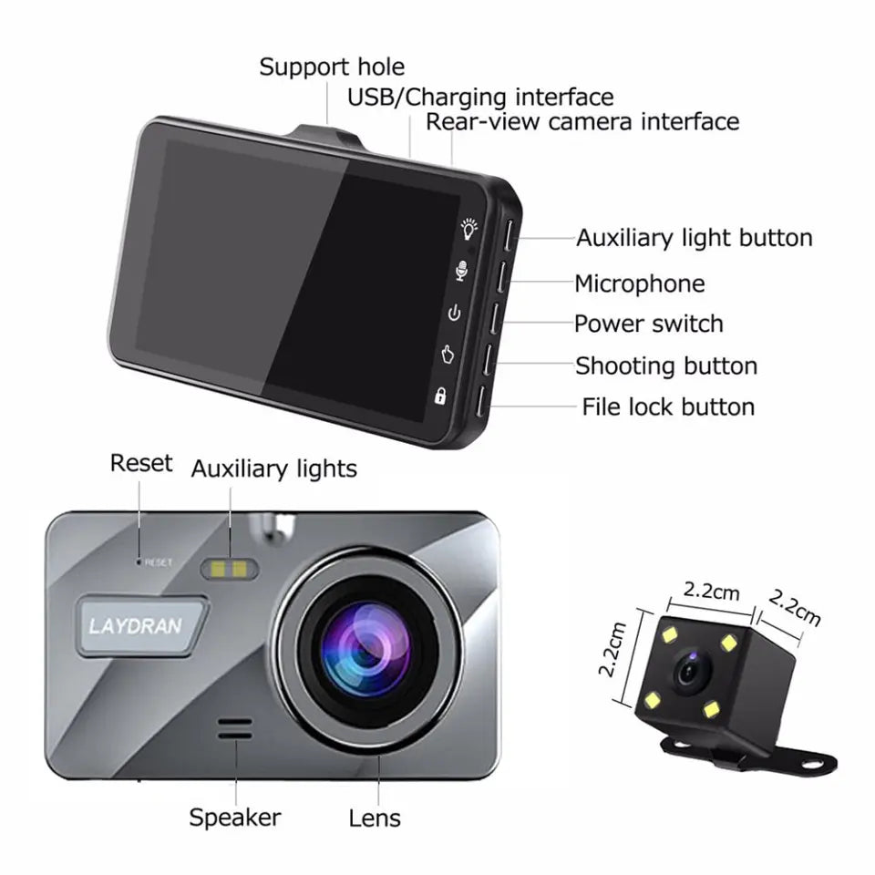 Auto Kamera A10 HD 1080P